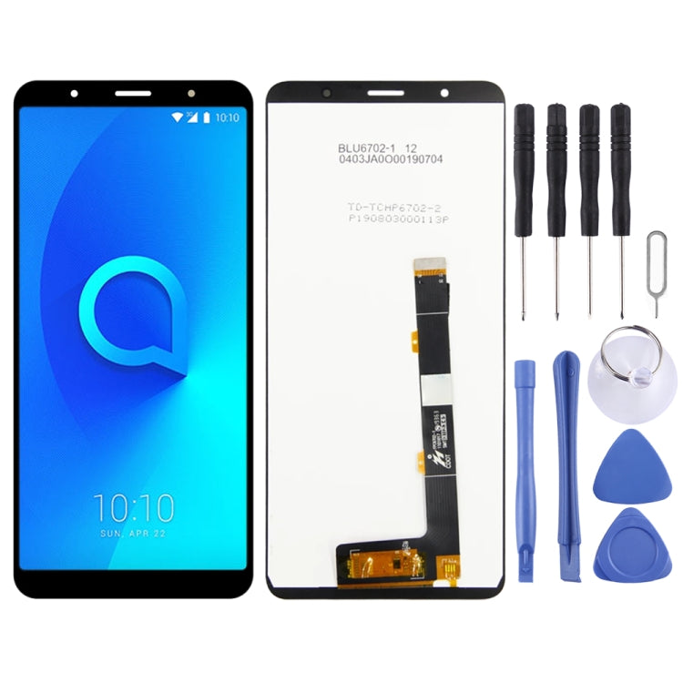 LCD Screen and Digitizer Full Assembly for Alcatel 3C 2019 OT5006, For Alcatel 3C 2019