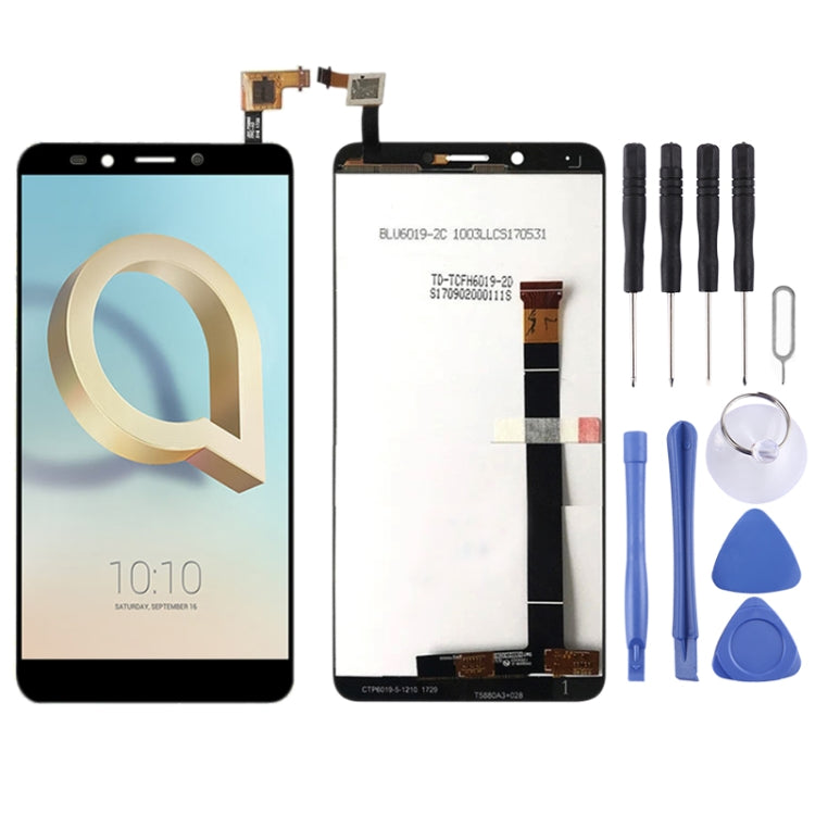 LCD Screen and Digitizer Full Assembly for Alcatel A7 XL A7XL 7071DX 7071, For Alcatel A7 XL