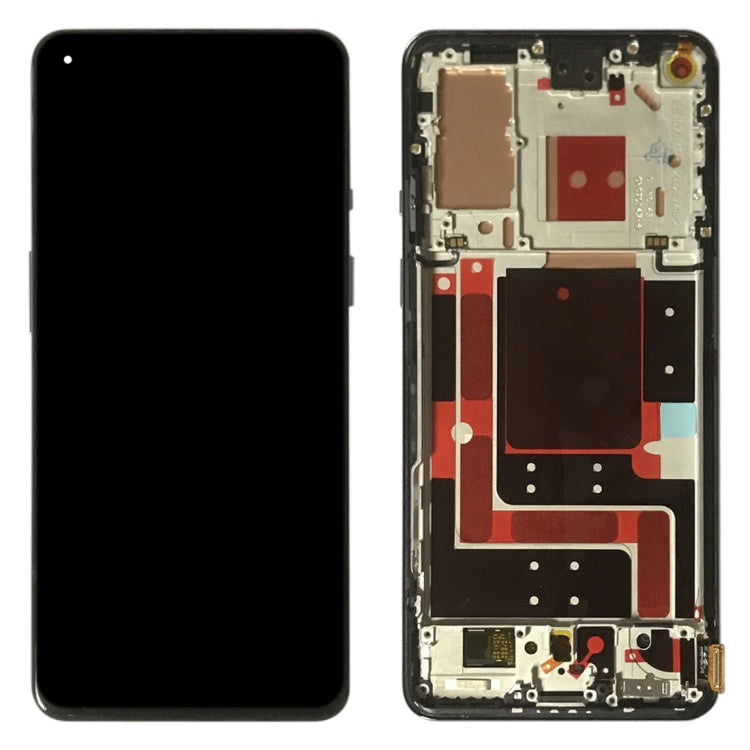 Per OnePlus 9 LE2113 LE2111 LE2110 Digitizer Assemblea completa con cornice Schermo LCD originale, For OnePlus 9, For OnePlus 9(Purple)