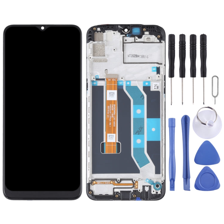 LCD Screen and Digitizer Full Assembly with Frame for OPPO Realme Narzo 10 / Realme 6i RMX2040, For OPPO Realme 6i