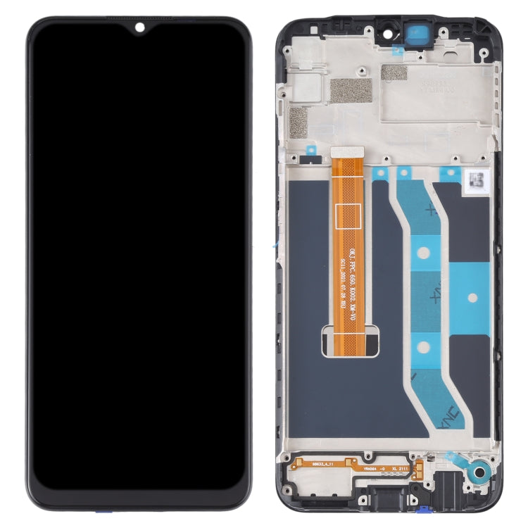 Schermo LCD originale e digitalizzatore assemblaggio completo con cornice per OPPO Realme C12 RMX2189, For OPPO Realme C12