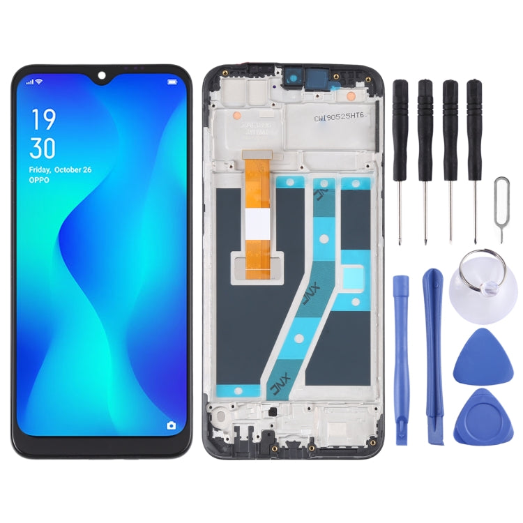 Schermo LCD e digitalizzatore assemblaggio completo con cornice per OPPO Realme C2 / A1k, For OPPO Realme C2 / A1k