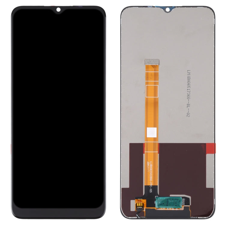 Original LCD Screen and Digitizer Full Assembly for OPPO Realme C21Y RMX3261, For Realme C21Y (Original)