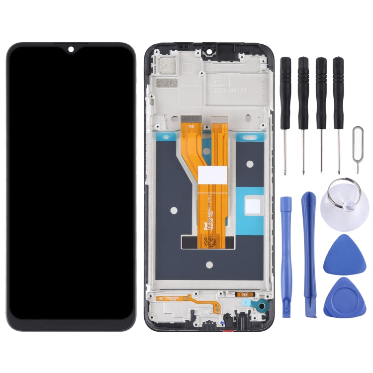 Original LCD Screen and Digitizer Full Assembly with Frame for OPPO Realme C20 / Realme C21 / Realme C11 (2021), For OPPO Realme C20 (Original)