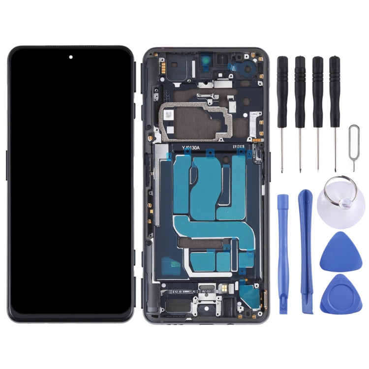 Original LCD Screen and Digitizer Full Assembly with Frame for Xiaomi Black Shark 4 / Black Shark 4 Pro SHARK PRS-H0, SHARK PRS-A0, For Xiaomi Black Shark 4 (Original)