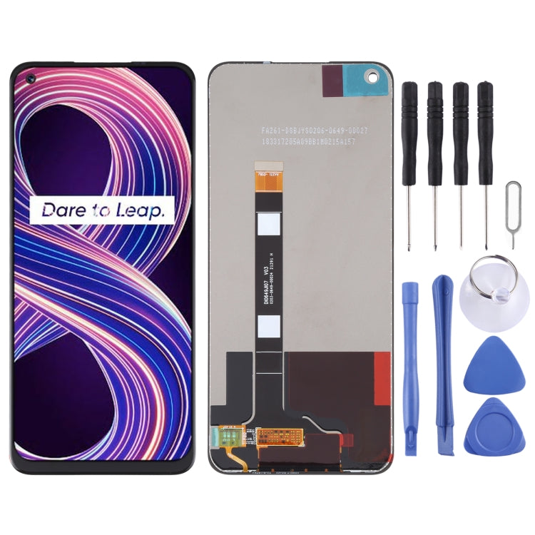 Original LCD Screen and Digitizer Full Assembly for OPPO Realme 8 5G / A93s 5G PFGM00 RMX3241, For Realme 8 5G (Original)