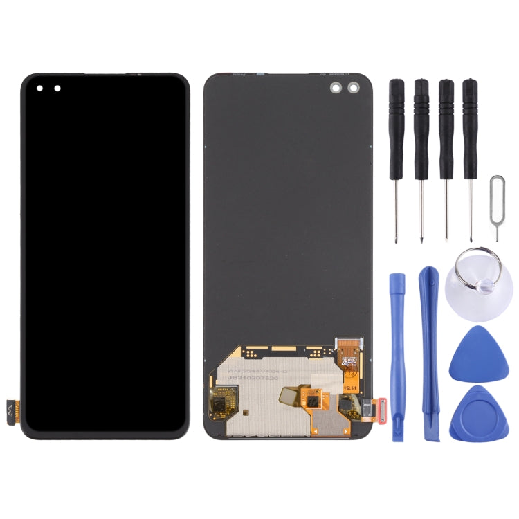 Original LCD Screen and Digitizer Full Assembly for OPPO Reno3 Pro 4G CPH2035 CPH2037 CPH2036, For OPPO Reno3 Pro 4G (Original)