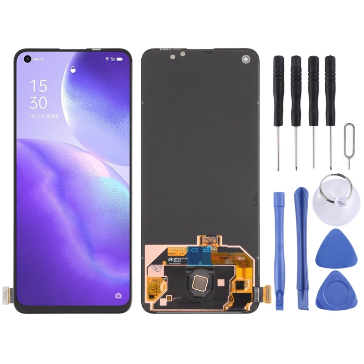 Original LCD Screen and Digitizer Full Assembly for OPPO Find X3 Lite CPH2145, For OPPO Find X3 Lite (Original)