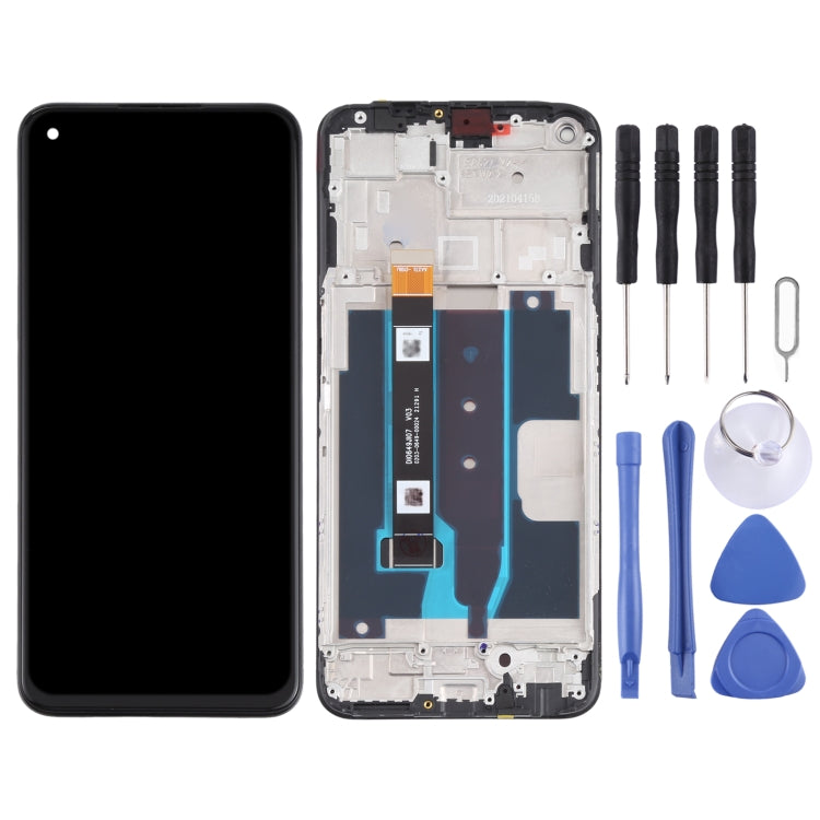 Original LCD Screen and Digitizer Full Assembly with Frame for OPPO Realme V13 5G, For OPPO Realme V13 5G (Original)