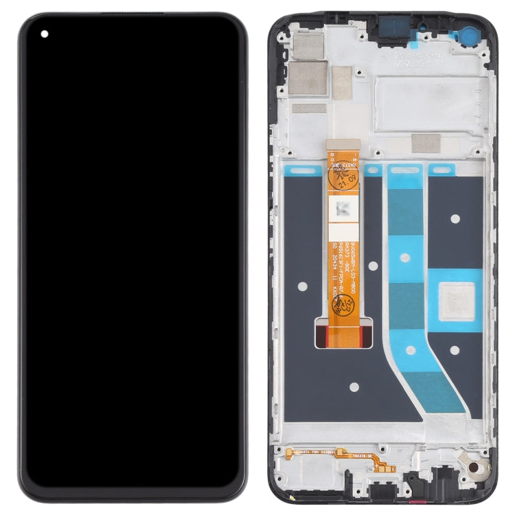 LCD Screen and Digitizer Full Assembly with Frame for OPPO Realme 7i / Realme C17 RMX2101 RMX2103, For OPPO Realme 7i/Realme C17