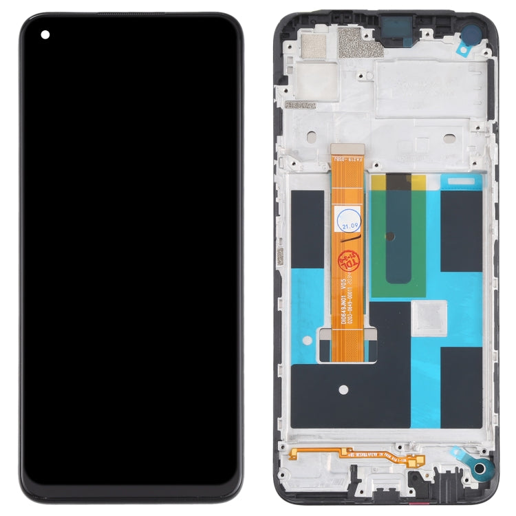 Schermo LCD e digitalizzatore assemblaggio completo con cornice per OPPO Realme 7 (Asia) 4G RMX2151 RMX2163, For OPPO Realme 7 (Asia) 4G