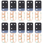 For OPPO A54 4G Rear Camera Lens 10pcs, For OPPO A54 4G(Black), For OPPO A54 4G(Blue)