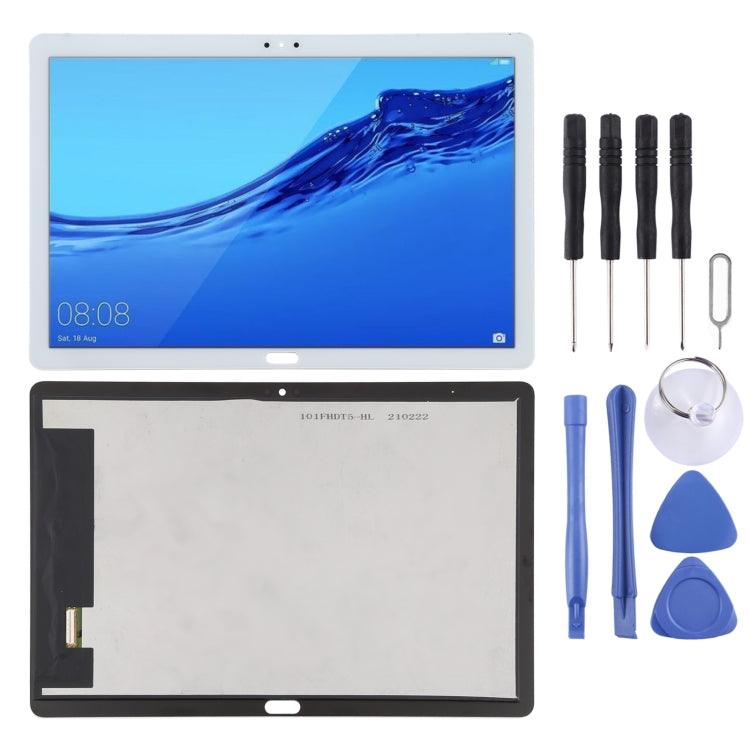 LCD Screen and Digitizer Full Assembly for Huawei MediaPad T5 10.1 (LTE), For Huawei MediaPad T5 10.1 (LTE)