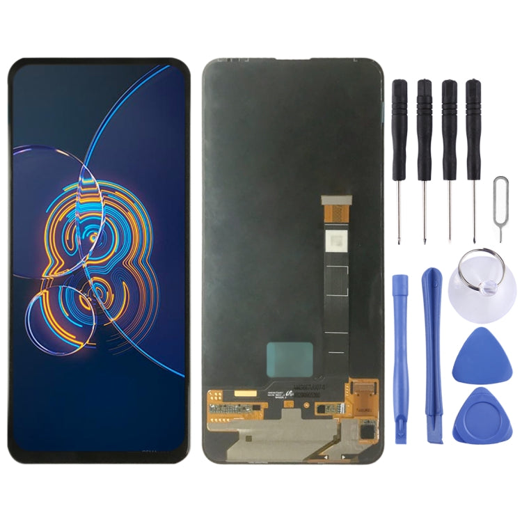 AMOLED LCD Screen and Digitizer Full Assembly for Asus Zenfone 8 Flip ZS672KS, For Asus Zenfone 8 Flip(AMOLED)