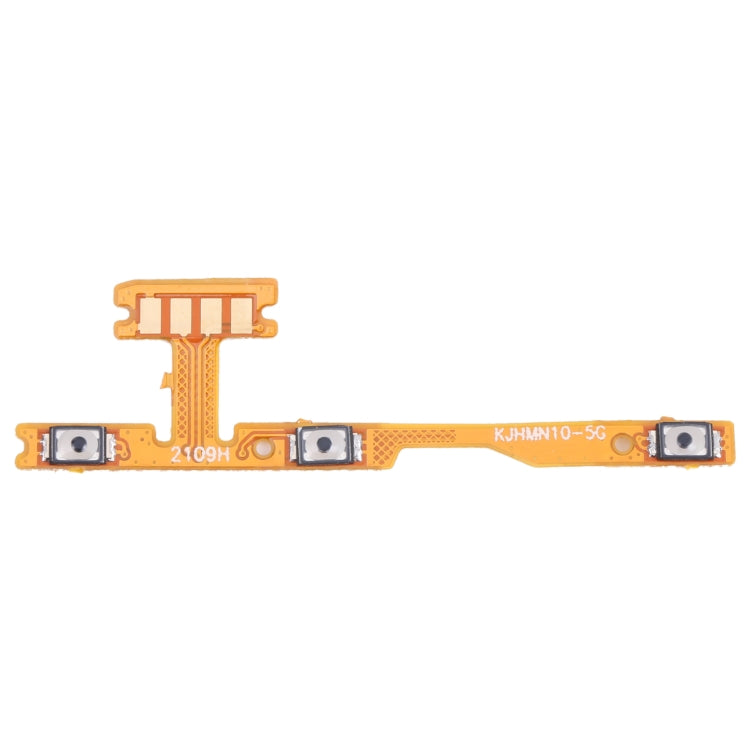 Power Button Volume Button Flex Cable For Xiaomi Redmi Note 10 5G, For Xiaomi Redmi Note 10 5G