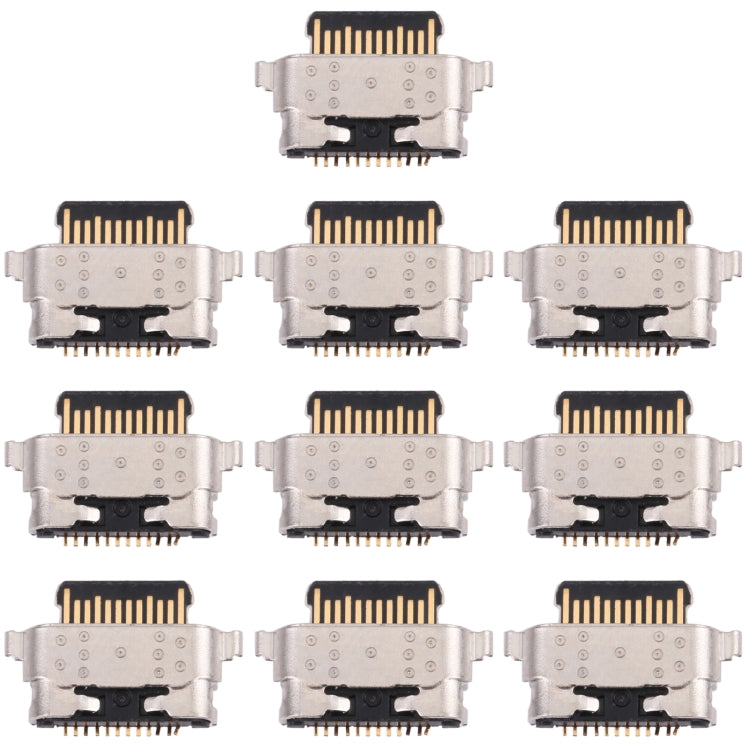 10pcs Charging Port Connector for Motorola One Vision / Moto P50 XT1970-1, For Motorola One Vision / Moto P50