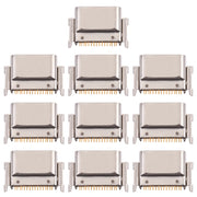 10pcs Charging Port Connector for LG K50S LMX540HM, LM-X540, LM-X540BMW, LMX540BMW, For LG K50S