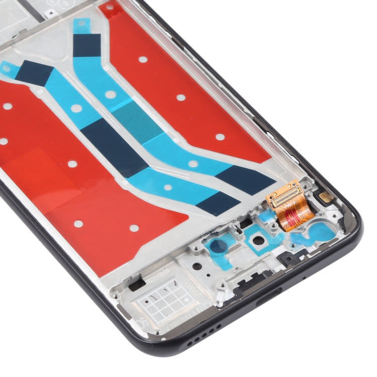 Schermo LCD e digitalizzatore assemblaggio completo con cornice per Huawei Y8p, For Huawei Y8p