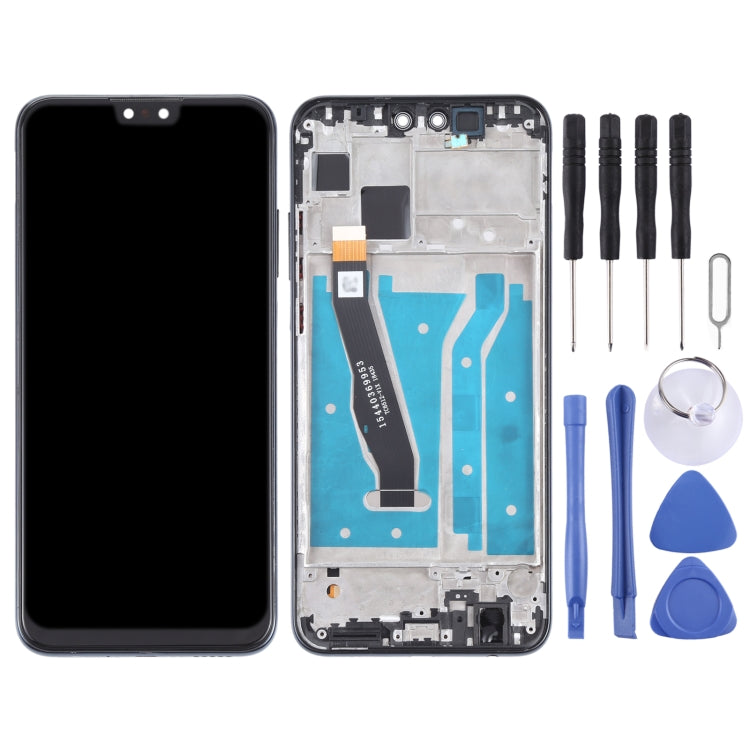 Schermo LCD e digitalizzatore assemblaggio completo con cornice per Huawei Y8s, For Huawei Y8s