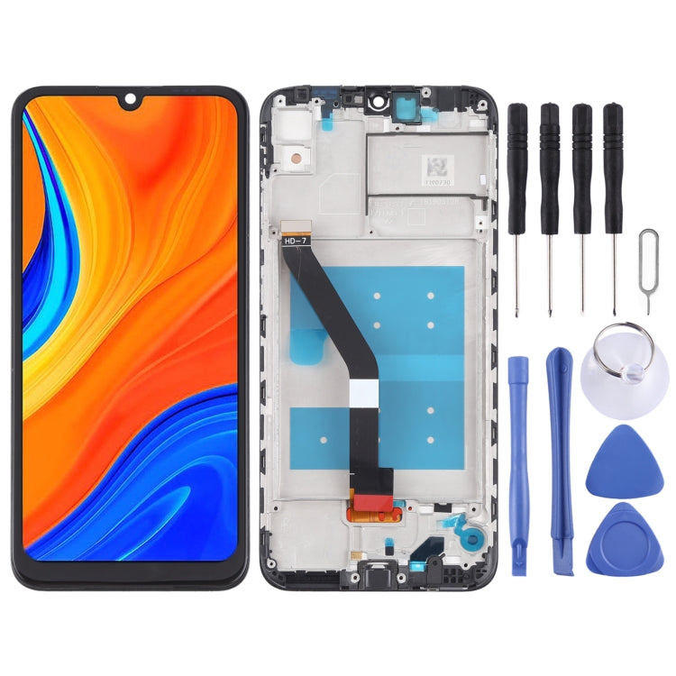 LCD Screen and Digitizer Full Assembly with Frame for Huawei Y6s (2019), For Huawei Y6s (2019)