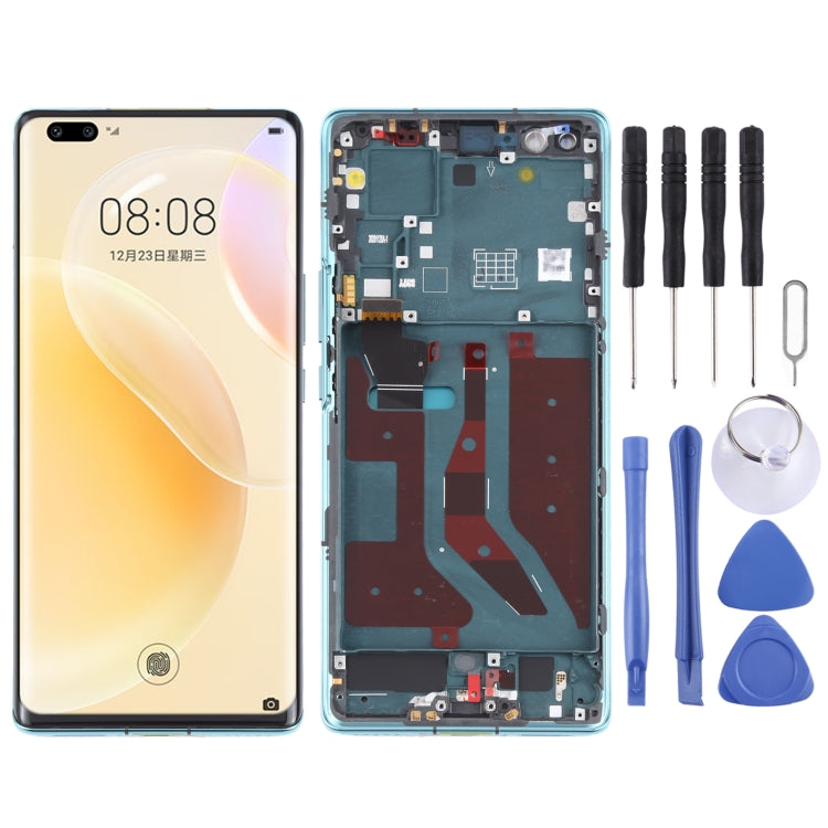 Schermo LCD e digitalizzatore assemblaggio completo con cornice per Huawei Nova 8 Pro 5G, For Huawei Nova 8 Pro 5G