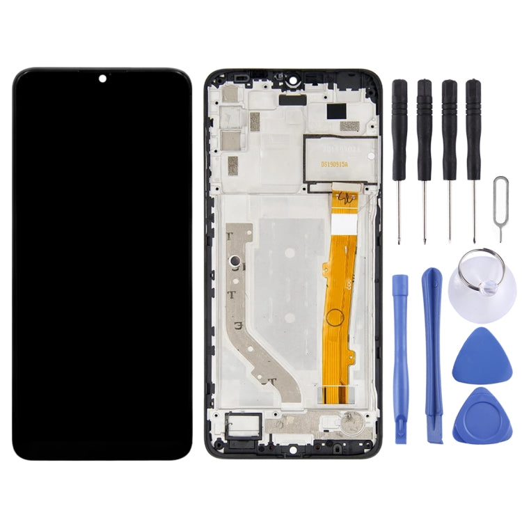LCD Screen and Digitizer Full Assembly with Frame for Alcatel 3X 2019 5048Y 5048U 5048 OT5048Y OT5048, For Alcatel 3X 2019