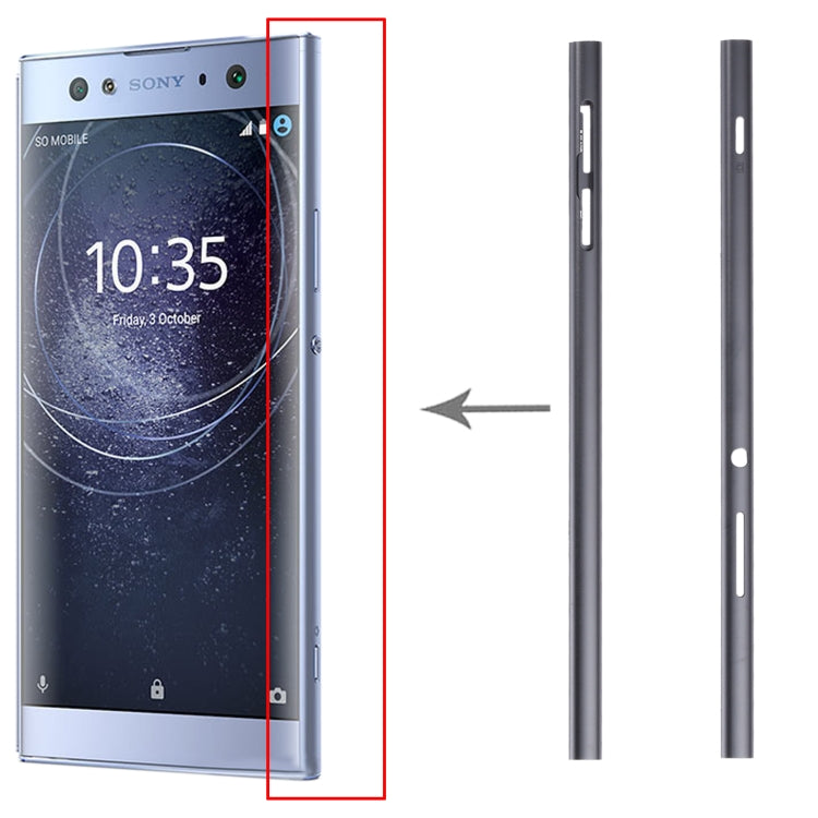 1 Pair Metal Side Bars for Sony Xperia XA2 Ultra, For Sony Xperia XA2 Ultra, For Sony Xperia XA2 Ultra(Blue)