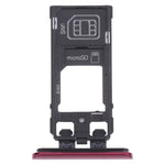 Vassoio scheda SIM + Vassoio scheda SIM/Vassoio scheda micro SD per Sony Xperia 5, For Sony Xperia 5 (Dual Card)