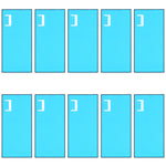 10pcs Original Front Housing Sticker for Sony Xperia XZ1, For Sony Xperia XZ1