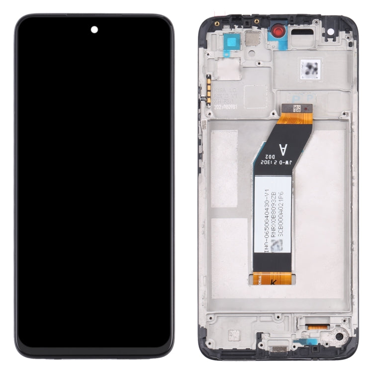 Schermo LCD originale e digitalizzatore assemblaggio completo con cornice per Xiaomi Redmi 10 21061119AG, For Xiaomi Redmi 10