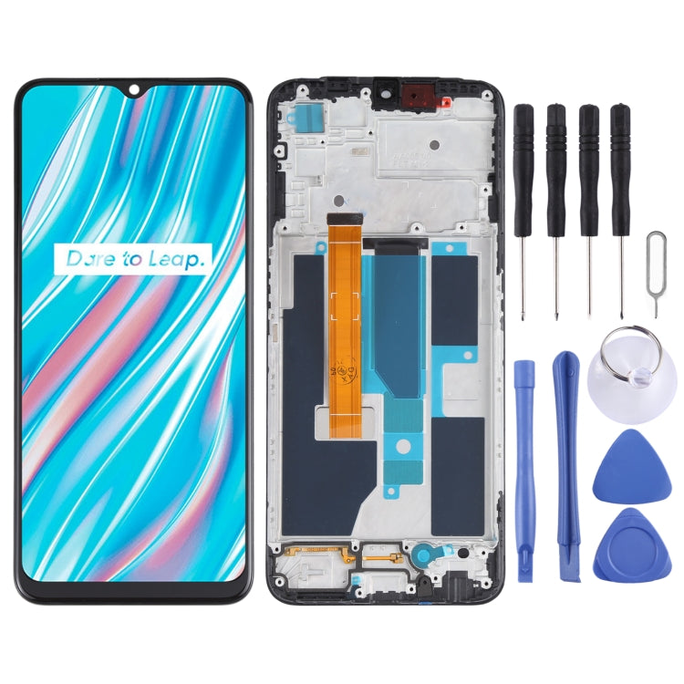 Original LCD Screen and Digitizer Full Assembly with Frame for OPPO A55 5G / Realme V11 5G PEMM00 PEMM20 PEMT00 PEMT20, For OPPO A55 5G