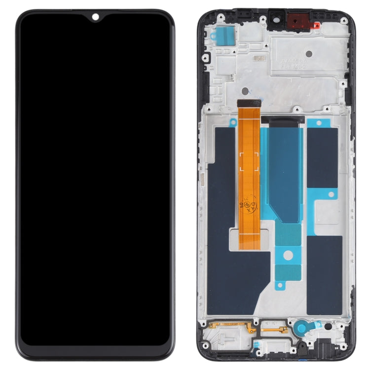 Schermo LCD originale e digitalizzatore assemblaggio completo con telaio per OPPO A55 5G / Realme V11 5G PEMM00 PEMM20 PEMT00 PEMT20, For OPPO A55 5G