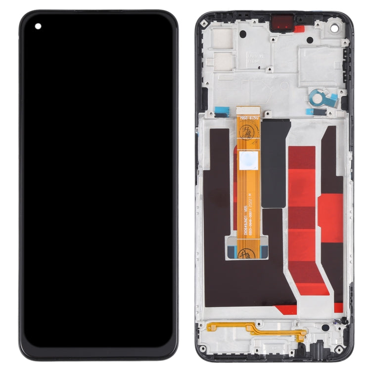 Schermo LCD originale e digitalizzatore assemblaggio completo con cornice per OPPO A72 5G, For OPPO A72 5G