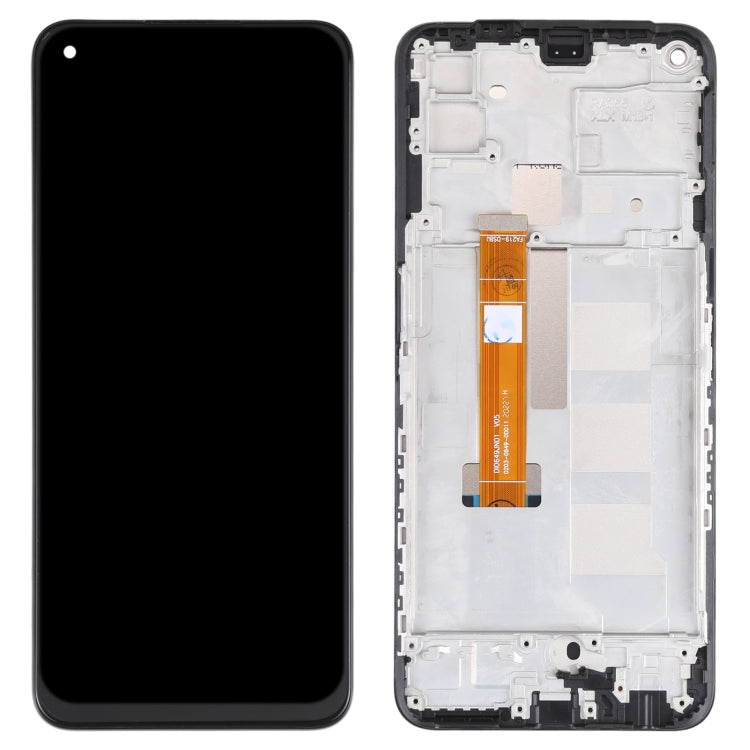 Schermo LCD originale e digitalizzatore assemblaggio completo con cornice per OPPO Realme Q2 RMX2117, For OPPO Realme Q2