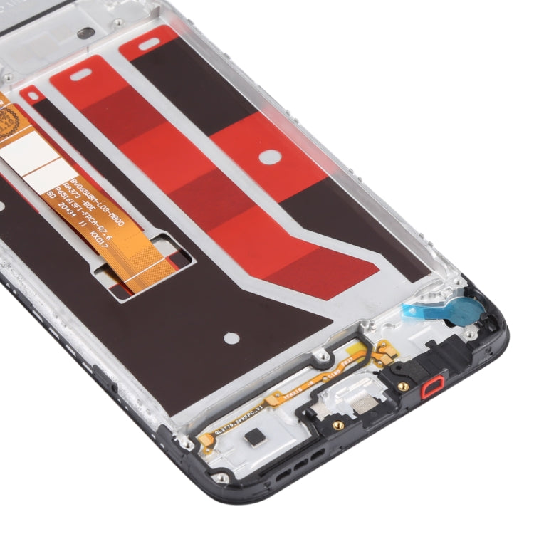 Schermo LCD originale e digitalizzatore assemblaggio completo con cornice per OPPO A32 PDVM00, For OPPO A32