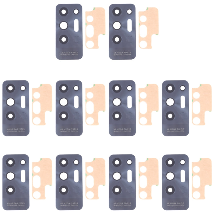 For Tecno Pova 2 LE7 10pcs Rear Camera Lens,For Tecno Pova 2