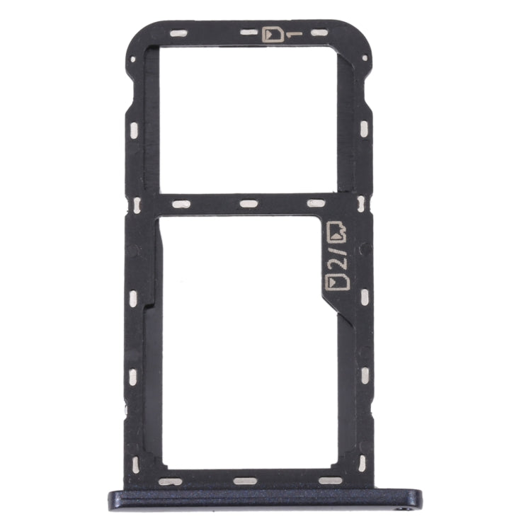 For ZTE Blade A52 SIM Card Tray + SIM Card Tray/Micro SD Card Tray, For ZTE Blade A52