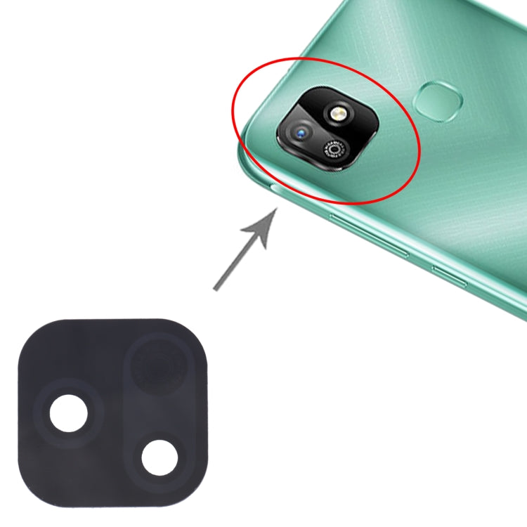 For Infinix Smart HD 2021 X612, X612B 10pcs Rear Camera Lens, For Infinix Smart HD 2021