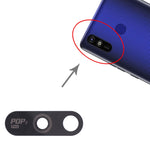 For Tecno Pop 2 Plus BA2, 10pcs RB8S Rear Camera Lens, For Tecno Pop 2 Plus