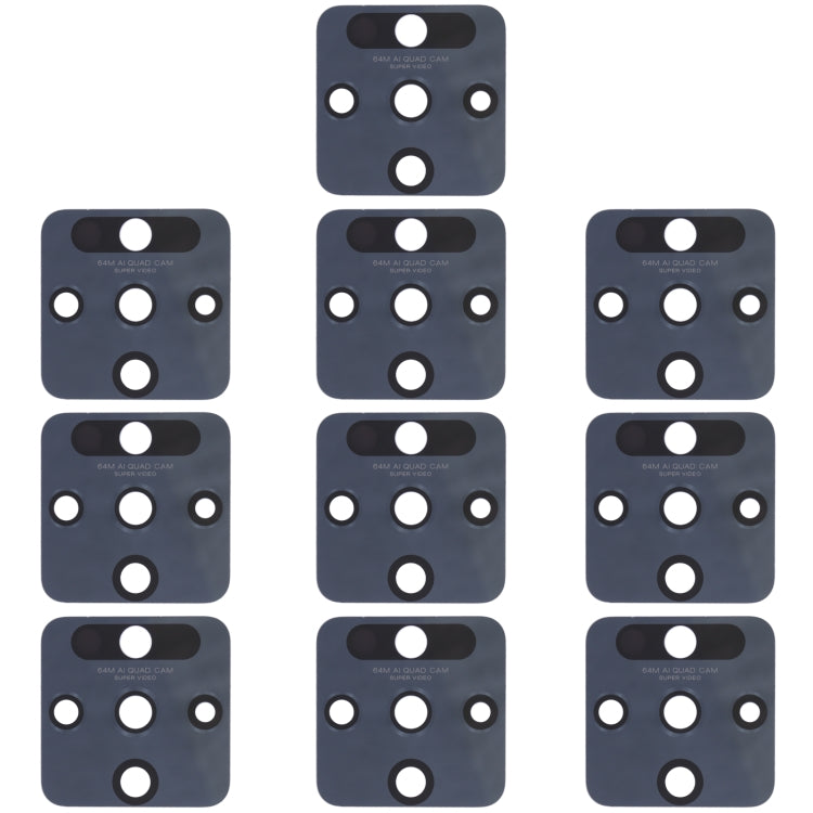 For Tecno Camon 16 / Camon 16 Premier CE7, CE7j, CE9h, CE9, CD6j 10pcs Rear Camera Lens, For Tecno Camon 16 / Camon 16 Premier