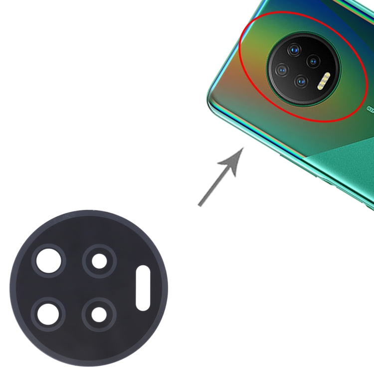 For Infinix Note 7 X690B, X690 10pcs Rear Camera Lens, For Infinix Note 7