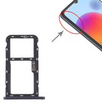 For ZTE Blade A72 SIM Card Tray + SIM Card Tray/Micro SD Card Tray, For ZTE Blade A72