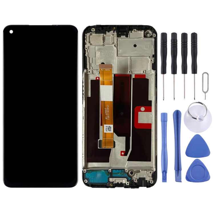 Per OnePlus Nord N200 5G DE2118 Digitizer assemblaggio completo con schermo LCD OEM con cornice, For OnePlus Nord N200 5G