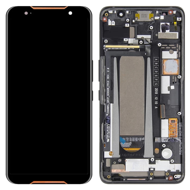 Schermo LCD e digitalizzatore assemblaggio completo con cornice per telefono Asus ROG ZS600KL Z01QD, For Asus ROG Phone ZS600KL