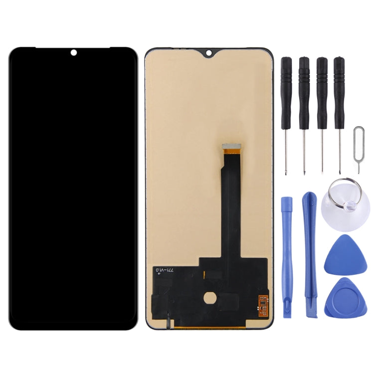 Per OnePlus 7T HD1901 HD1903 HD1900 TFT Materiale Schermo LCD e Digitalizzatore Assemblea completa, For OnePlus 7T(TFT Material)