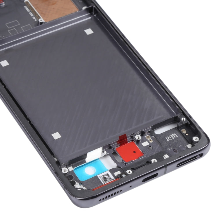 Original LCD Frame Plate Front Housing For Xiaomi Mi 11 Pro M2102K1AC, For Xiaomi Mi 11 Pro(Original)