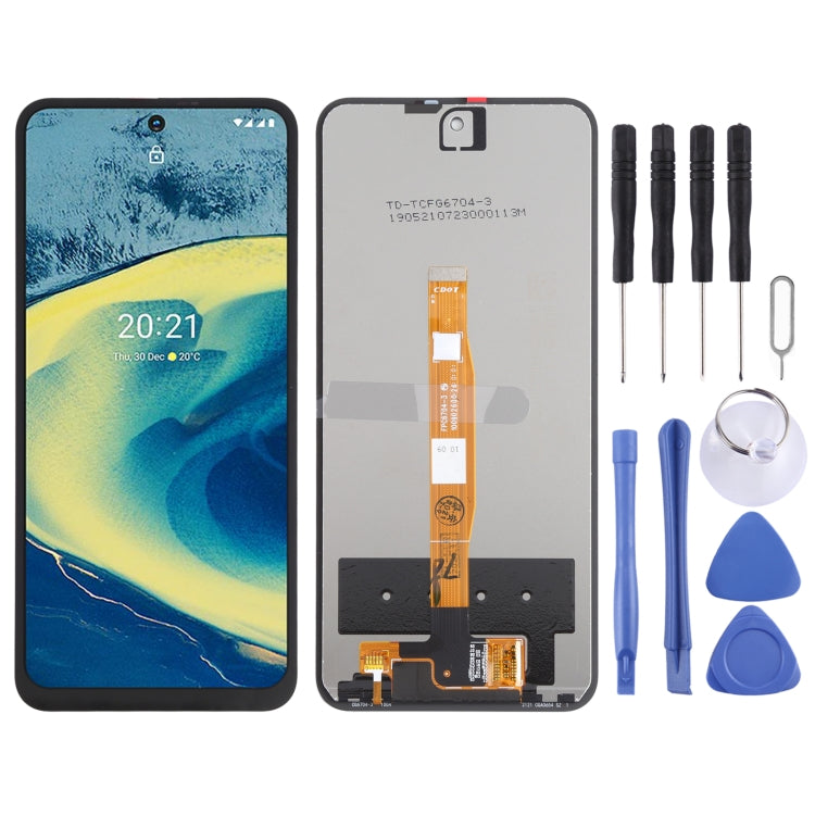 LCD Screen and Digitizer Full Assembly for Nokia XR20 TA-1368 TA-1362, For Nokia XR20