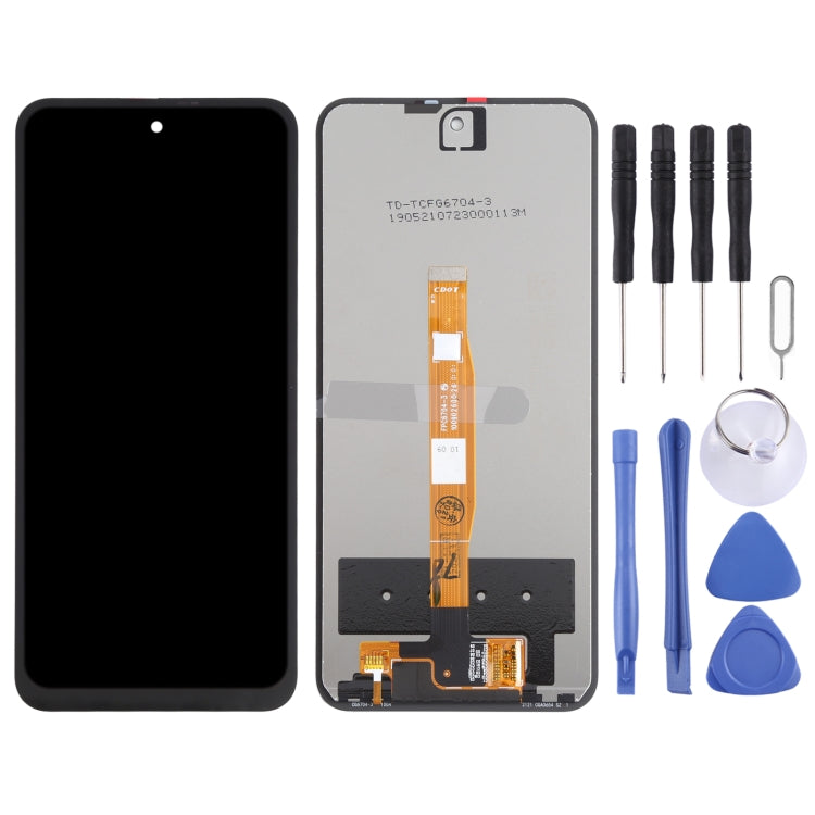 LCD Screen and Digitizer Full Assembly for Nokia XR20 TA-1368 TA-1362, For Nokia XR20