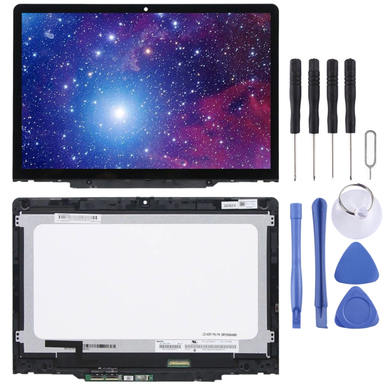 Schermo LCD e digitalizzatore assemblaggio completo con telaio per Lenovo ThinkPad 11e Yoga Gen 6 20SE 20SF, For Lenovo ThinkPad 11e Yoga Gen 6