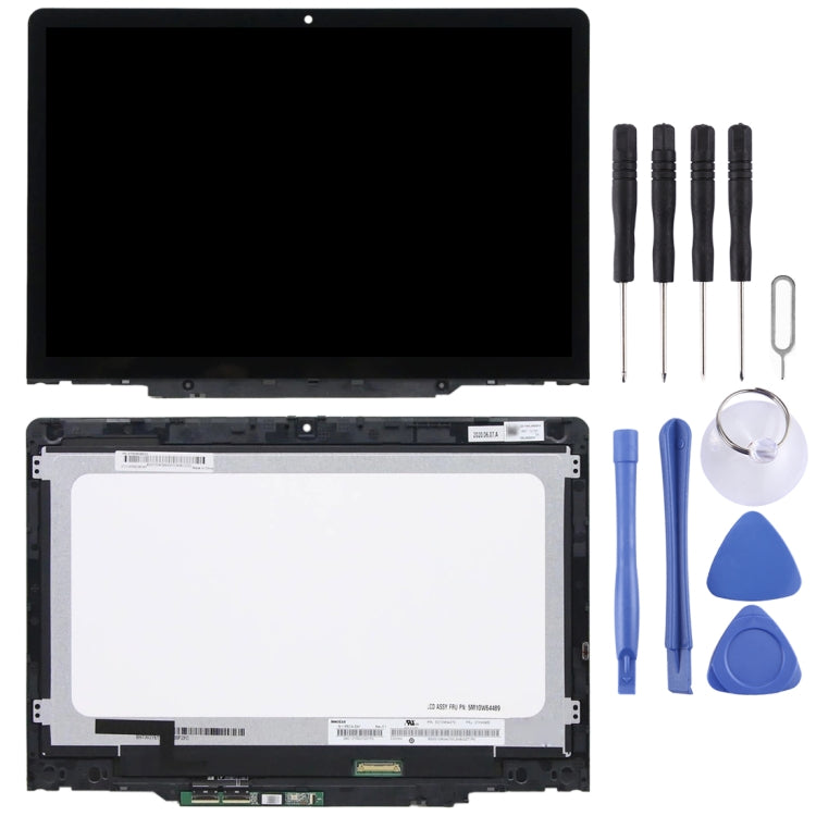 Schermo LCD e digitalizzatore assemblaggio completo con telaio per Lenovo ThinkPad 11e Yoga Gen 6 20SE 20SF, For Lenovo ThinkPad 11e Yoga Gen 6